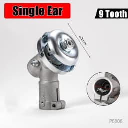 26mm/28mm 9 Tooth Trimmer Gearbox Gearhead Brushcutter Grass Trimmer Replace Gear Head Lawn Mower Parts Gardening Tool
