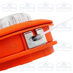 Aluminium Cover Automatic Trimmer Head Durable Metal Grass Trimmer Head for Brush Cutter Garden Power Tool Accessories