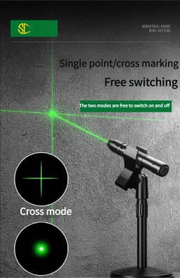 Self-Leveling Laser Tool: Cross Line Laser Level, Infrared Positioning Pointer & Alignment Marking Pen for Construction, Enginee