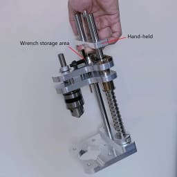 Woodworking Drilling Stand - Aluminum Profile Vertical Positioning Tool, Mini Desktop Drill Stand for Cordless Drills & DIY