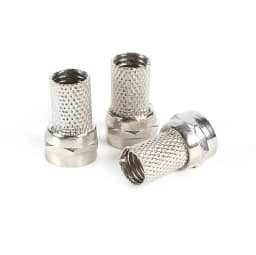 50PCS/Set High Quality RG6 F Type Coaxial RF/AV Signal Cable Connector Terminals Plugs