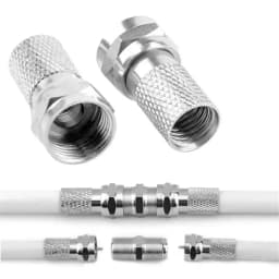 50PCS/Set High Quality RG6 F Type Coaxial RF/AV Signal Cable Connector Terminals Plugs