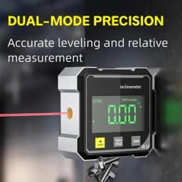 Hot-Selling Double-Sided Magnetic Digital Angle Ruler Level Inclinometer with Laser Electronic Protractor Slope Measurement