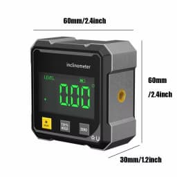 Hot-Selling Double-Sided Magnetic Digital Angle Ruler Level Inclinometer with Laser Electronic Protractor Slope Measurement