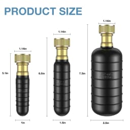 Drain Cleaning Bladders, Suitable For 1-Inch To 6-Inch Pipes, Quickly Unclog Clogged Drains Safe And Durable, Made Of Rubber