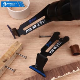 PAYA Bi-Metal 1-1/4" 90° Reach Oscillating Saw Blades [Patented Design] Oscillating Multi Tool Blades for Narrow or Corner Cut