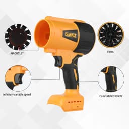 NEW DEWALT 30000RPM Cordless Air Blower 20V Handheld Turbo Violent Fan Dryer Rechargeable Dust Blowing Tool, Tool Only.D317-2