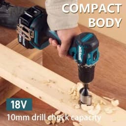 Makita DDF487 18V Brushless Cordless Driver Drill 2-Speed Rechargeable Tool for DIY Home Repair and Light Construction Work
