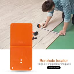 35/40mm Woodworking Punch Hinge Drill Hole Opener Locator Guide Drill Bit Hole Tools Door Cabinets DIY Template Woodworking Tool