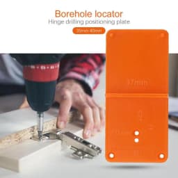 35/40mm Woodworking Punch Hinge Drill Hole Opener Locator Guide Drill Bit Hole Tools Door Cabinets DIY Template Woodworking Tool
