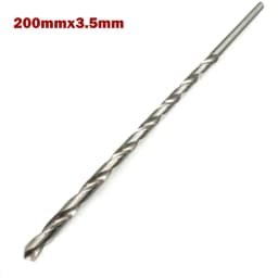 1pc 200mm HSS Drill Bits Extra Long Straight Shank Drill Twist Drill For Metal Drilling Electric Drill 2-10mm Power Tool