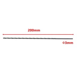 1pc 200mm HSS Drill Bits Extra Long Straight Shank Drill Twist Drill For Metal Drilling Electric Drill 2-10mm Power Tool