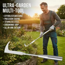 Handle Manual Weeder Tool (1pc) - Durable Stainless Steel with Gears, Efficient for Road Maintenance & Crack Weeding