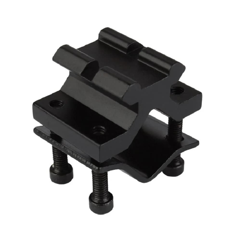 Multi-purpose Hunting Butterfly Clip Pipe Clamp Tactical Flashlight Bracket Flashlight Torch Clip Holder Hunting Accessories