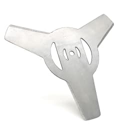 Garden Power Tool Accessories 4Pieces 5mm Metallic Blade 3Teeth for Electrical Grass Trimmer Brush Cutter