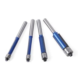 1/4′′ 5/16′′ 3/8′′1/2′′ Router Bit 6mm 1/4′′ Shank Flush Trim Bit With Two Bearings Router Bits For Wood Trimming Cutters