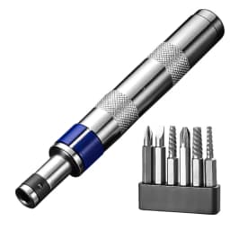 6in1 Screwdriver Set 1/4-inch Impact Drive Rusted Stuck Broken Fasteners Remover with Complete Specifications
