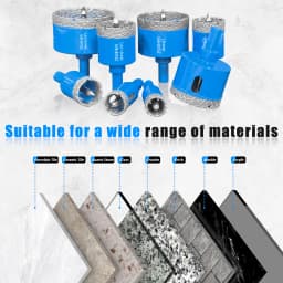 18-68MM Diamond Drill Bits Set Ceramic Tile Hole Saw with position drill for Glass Marble Granite Stone Porcelain 1PCS