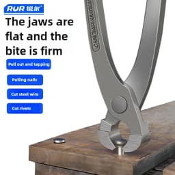 Tower Pincers Non-slip Grips Pliers Flat Mouth Cattle Horse Hoof Nippers Snips Puller Hand Tools Pulling Nails Cutting Wires
