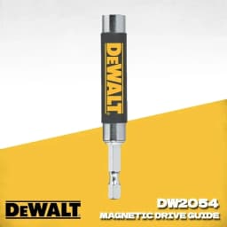 DEWALT DW2054 Compact Magnetic Bit Tip Holder 1/4″ Compact Rapid Load Bit Drive Guide Power Tool Accessoriess DW2054B