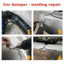 5M Welding Rods Black White PP/ABS/PVC/PE Welding Sticks Plastic Welder Gun Car Bumper Repair Welding Supplies 5x2.5mm