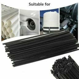 5M Welding Rods Black White PP/ABS/PVC/PE Welding Sticks Plastic Welder Gun Car Bumper Repair Welding Supplies 5x2.5mm