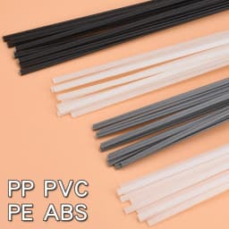 5M Welding Rods Black White PP/ABS/PVC/PE Welding Sticks Plastic Welder Gun Car Bumper Repair Welding Supplies 5x2.5mm