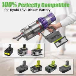 Battery Adapter for Makita/Milwaukee/DeWalt/Ryobi/Ein/Bosch/Craftsman 18V Lithium Batteries To for Dyson V10 Vacuum Cleaner