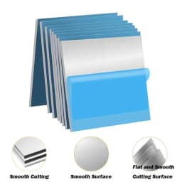 1pcs Aluminum Sheet Thickness 0.3mm-10mm with Protective Film Metal Finely Polished and Deburred Aluminium Metal Sheets Plate