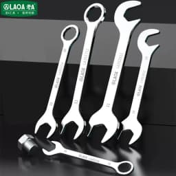 LAOA Mini Double Ended Spanner Open-End Wrench Rool Wrench Can Be Carried with You 5mm-11mm