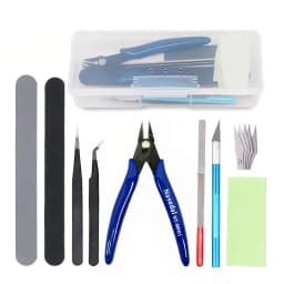 9pcs/Set Model Basic Tools for Gundam Model DIY Car Hobby Building Repairing Assembly Tool Beginner Handmade Scissors Tweezers