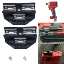 For Makita/Dewalt/Milwaukee Bit Holder Hook Dual Bit Holder for Power Tool Accessories Bit Holder