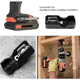 For Makita/Dewalt/Milwaukee Bit Holder Hook Dual Bit Holder for Power Tool Accessories Bit Holder