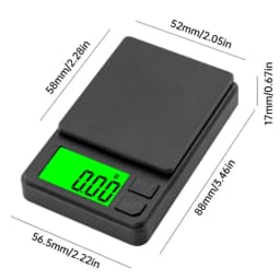 Precision Pocket Scale 1000g X 0.1g - Digital Gram Food Jewelry Ounces/Grains Scale with Backlit LCD - Mini Scale for Travel