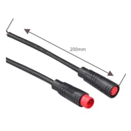 LED Power Signal Line 2/3/4/5/6Pin M8 Signal Connector Cable Male Female Waterproof Connector Outdoor Ebike Plug Wire Cable