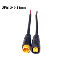 LED Power Signal Line 2/3/4/5/6Pin M8 Signal Connector Cable Male Female Waterproof Connector Outdoor Ebike Plug Wire Cable