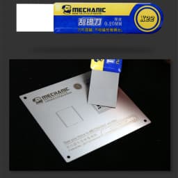 MECHANIC X20/X22 High Toughness Tin Scraper Solder Paste Scraping Knife for Mobile Phone Repair Tools Thickness 0.2mm