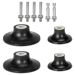 SIFANG 1/2/3 Inch Roll Lock Sanding Discs Holder, Backing Pad, Quick Change Adapter, 2PCs, 1/4 in Shanks
