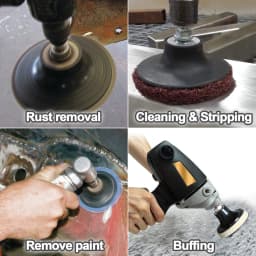 SIFANG 1/2/3 Inch Roll Lock Sanding Discs Holder, Backing Pad, Quick Change Adapter, 2PCs, 1/4 in Shanks