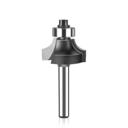 6mm Shank 1/4" Shank Corner Round Over Router Bit with Bearing Milling Cutter for Wood Woodwork Tungsten Carbide