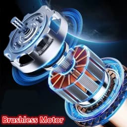 Compatible For Milwaukee 18V Battery Electric Cordless Wrench Brushless Screwdriver Impact Drill Power Tools Car Truck Repair