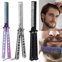 Training folding Knife butterfly in knife titanium practice tool no edge dull training knife kit accessories