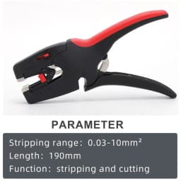 2 IN 1 Automatic Wire Stripper 0.03-10mm2 Electrician Wire Tool Cable Wire Stripper Cutter Multifunctional Cable Cutting Pliers