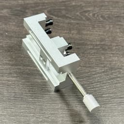 1Pc Mini Drill Press Vise with Rubber Soft Jaws, 0-47mm Clamping Range Mini Vice Clamp for Crafts, Modeling & Repairs