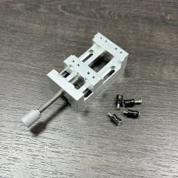 1Pc Mini Drill Press Vise with Rubber Soft Jaws, 0-47mm Clamping Range Mini Vice Clamp for Crafts, Modeling & Repairs