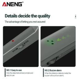 Portable Metal Detector ANENG DM3004A High Sensitivity Body Search Handheld Security Intelligently Adjust Objects Distance Tools