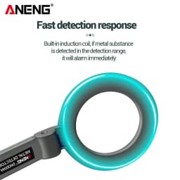 Portable Metal Detector ANENG DM3004A High Sensitivity Body Search Handheld Security Intelligently Adjust Objects Distance Tools