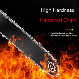 Electric Chainsaw Chain Long-lasting 16" Chain Saw Blade w/ 59 Drive Links 3/8"LP Pitch Premium Alloy Rounded Teeth for Woodwork