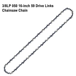 Electric Chainsaw Chain Long-lasting 16" Chain Saw Blade w/ 59 Drive Links 3/8"LP Pitch Premium Alloy Rounded Teeth for Woodwork