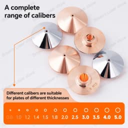 Fiber Laser Nozzle D28 D32 H15 M11 M14 Caliber 0.8-6.0 Laser Cutting Nozzle for Raytools Precitec Boci Laser Cutting Machine